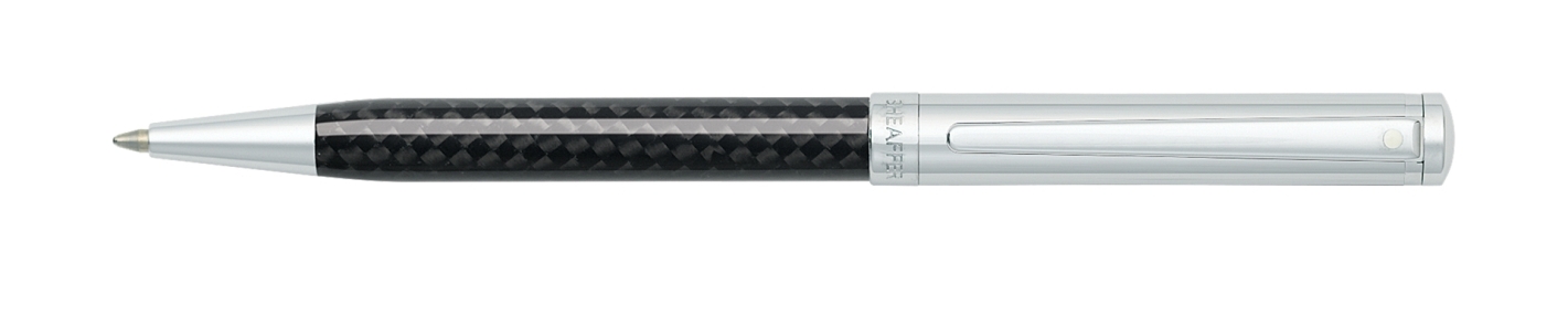 Sheaffer Intensity Carbon Fibre And Chrome Ball Point Pen