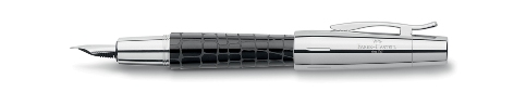 Faber Castell E-Motion Resin Croco Black Fountain Pen