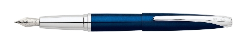 Cross ATX Translucent Blue Lacquer Fountain Pen
