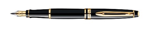 Waterman Expert Black Lacquer GT Fountain Pen