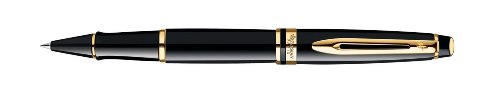 Waterman Expert Black Lacquer GT Rollerball Pen