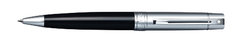 Sheaffer 300 Glossy Black And Chrome Ball Point Pen